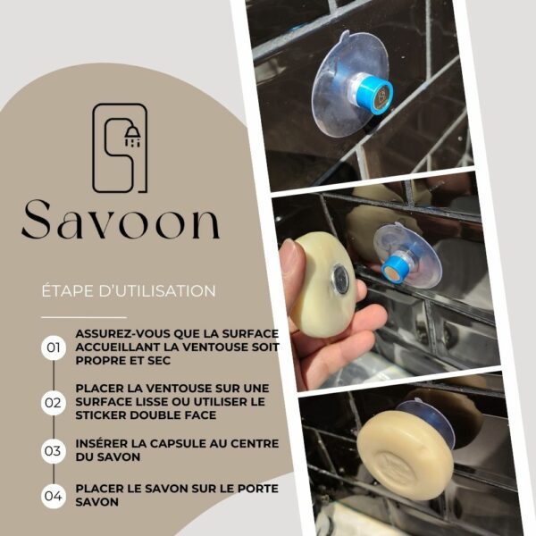 Mise en place du porte savon v2