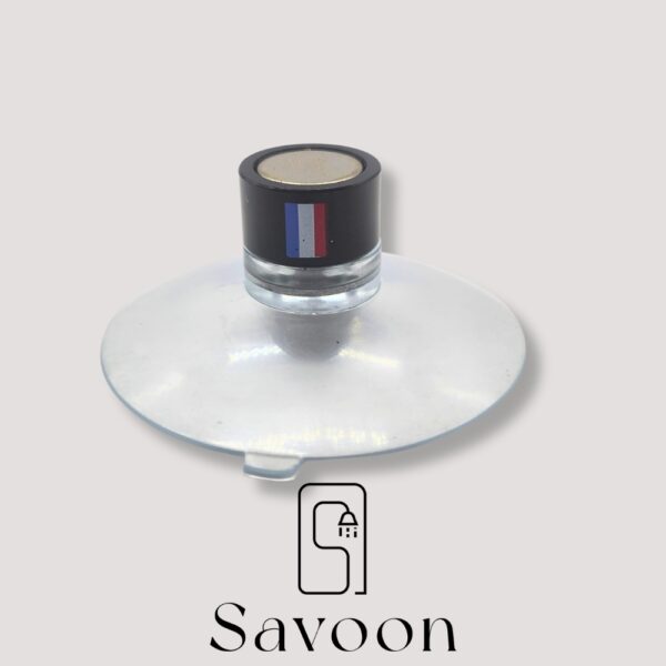 Solo Porte savon Noir avec drapeau